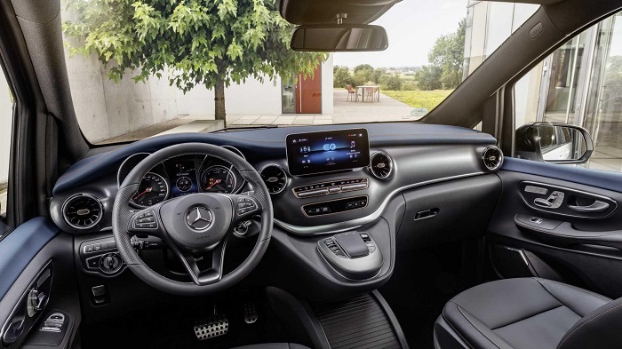 ภายใน Mercedes-Benz EQV Concept ที่ยังคงคอนเซปต์ที่หรูหราตามสไตล์ของ Mercedes-Benz 