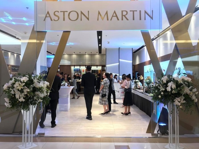 งานเปิดตัว Aston Martin Boutique Showroom ที่ชั้น 2 สยามพารากอน