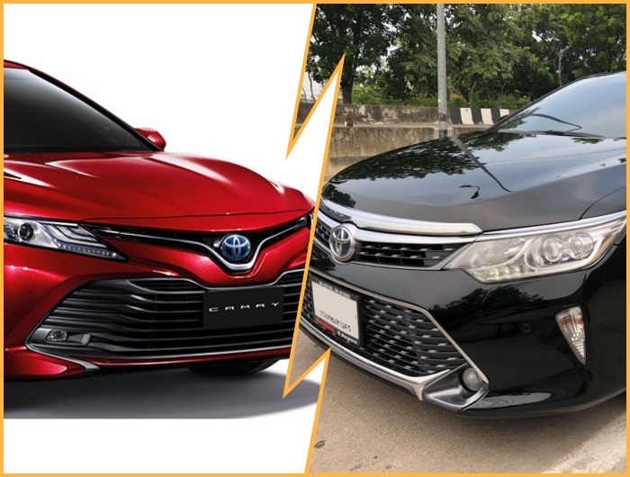 Toyota Camry 2019 VS Camry 2018 รีวิวสเปครุ่นใหม่ ดีกว่ารุ่นเก่าอย่างไร จะคุ้มค่าหรือไม่ มาเทียบกัน