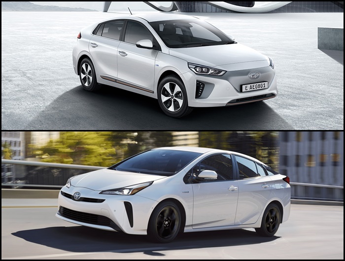 เปรียบเทียบรถยนต์พลังงานทางเลือก Hyundai IONIQ Electric 2019 VS Toyota Prius Hybrid 2019 