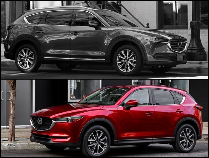 เปรียบเทียบรถอเนกประสงค์สายเลือดเดียวกันระหว่าง Mazda CX-8 2019 กับ Mazda CX-5 2019
