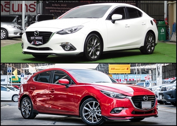 เปรียบเทียบ Mazda3 ระหว่างตัวถัง Hatchback กับ Sedan