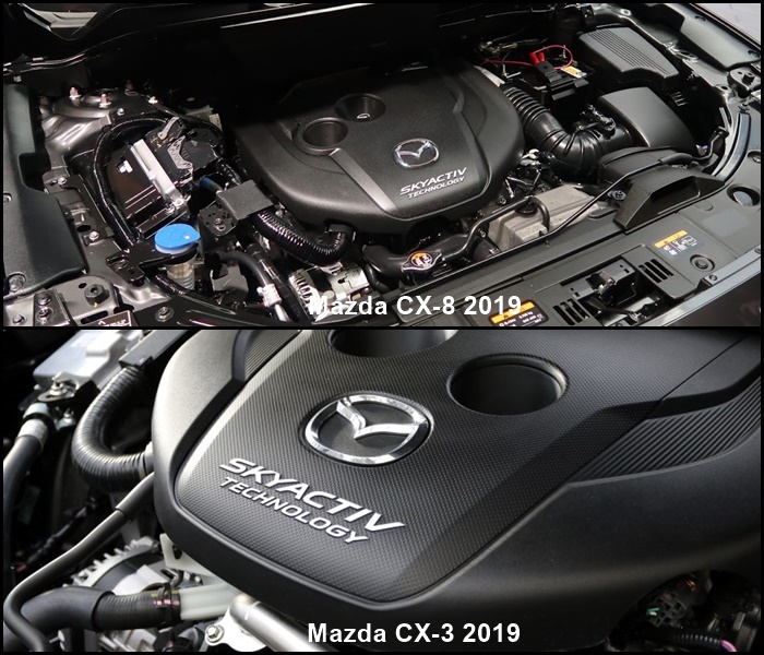 เปรียบเทียบขุมพลัง Mazda CX-8 VS Mazda CX-3