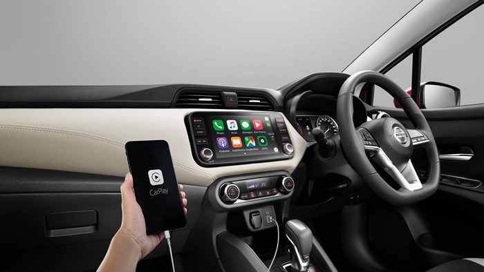 Nissan Connect เทคโนโลยีที่ตอบรับทุกความสะดวกสบาย โดยการเชื่อมต่อสมาร์ทโฟน กับ Apple CarPlay