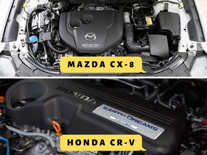ขุมพลังดีเซลของ Mazda CX-8 และ Honda CR-V