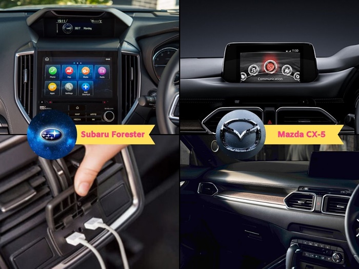 เทคโนโลยีของ Subaru Forester vs Mazda CX-5