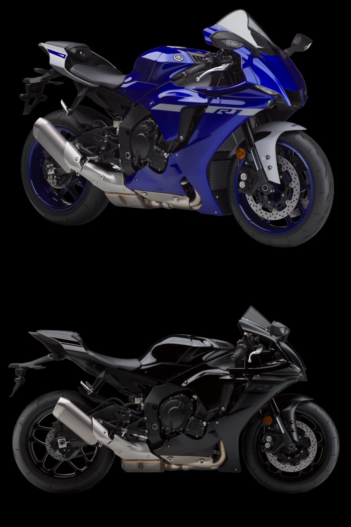 ​Yamaha YZF-R1 2020 มี 2 สีให้เลือก คือ Yamaha Blue และ Midnight Black