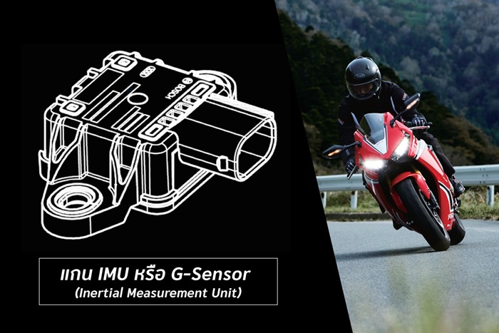 ​เทคโนโลยี IMU ที่ถูกนำมาพ่วงต่อเข้ากับการขับขี่ของ Honda CBR1000RR ABS