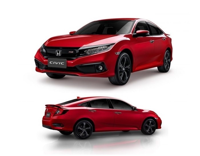 Honda Civic 2020 สีแดงใหม่