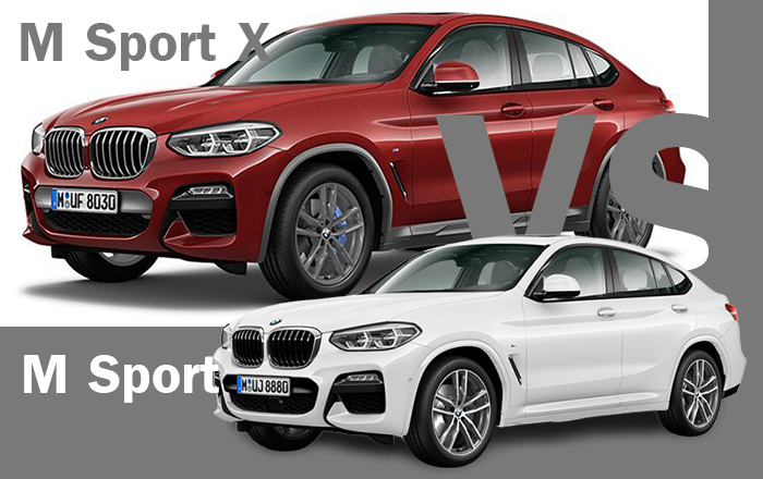 BMW X4 xDrive20d M Sport X ใหม่ Vs M Sport