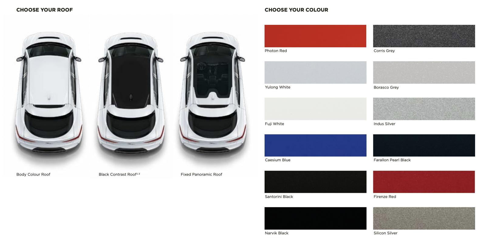 Jaguar I-PACE 2020 สีตัวถัง