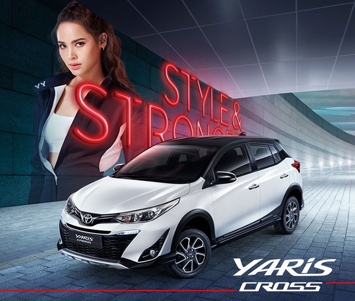 Toyota Yarisนี่ก็แพ็กเกจสำหรับ Yaris Cross (โฉมก่อน) ยกสูงขึ้นด้วยนะจะบอกให้