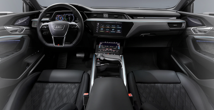 ห้องโดยสาร Audi e-tron Sportback 2021