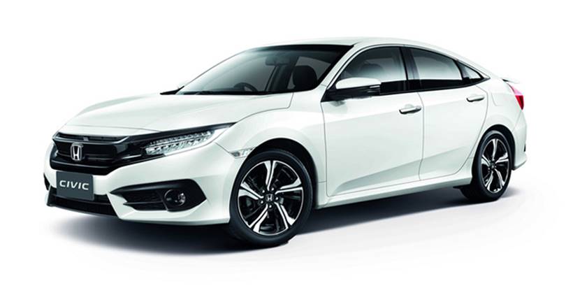 ด้านหน้า ​Honda Civic 2017