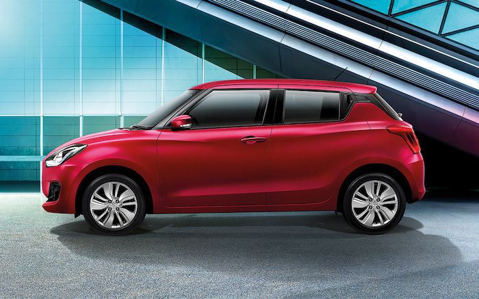  ภายนอกของ Suzuki Swift