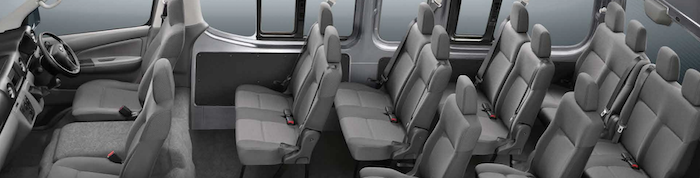 รีวิวภายใน Nissan Urvan