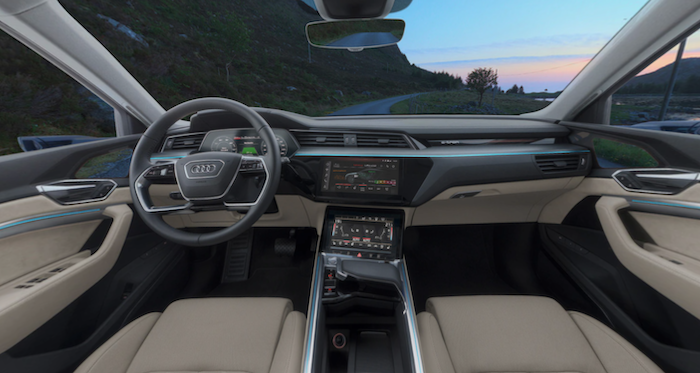 รีวิวภายใน Audi e-tron 
