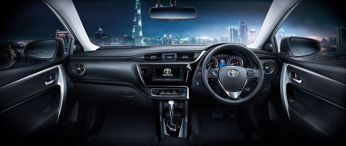 ภายใน Toyota Corolla Altis 2019 ภายใน Toyota Corolla Altis 2019