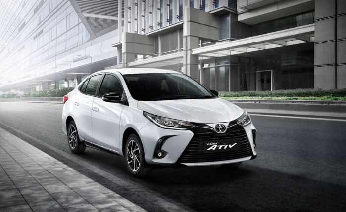 ด้านหน้า Toyota Yaris Ativ 2019 ด้านหน้า Toyota Yaris Ativ 2019