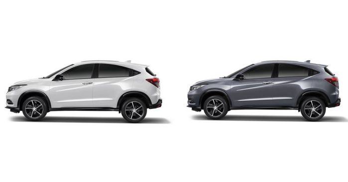 มุมมองด้านข้าง Honda HR-V 2020