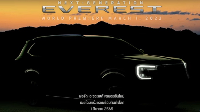 Ford Everest 2022