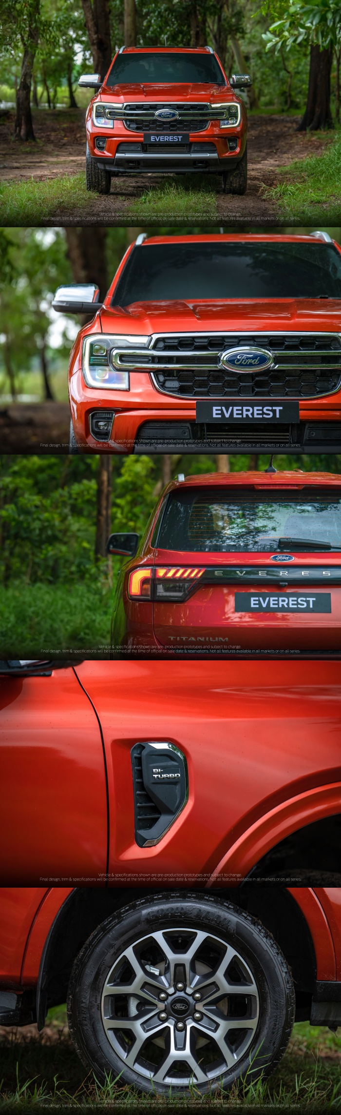  Ford Everest 2022 รุ่นไทเทเนียมพลัส