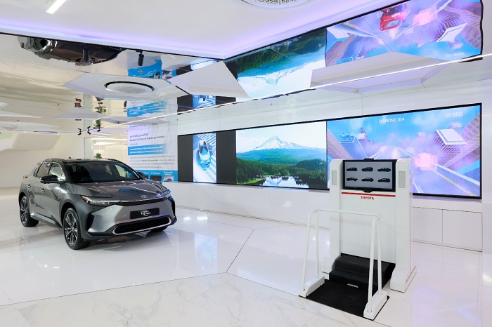 Toyota bZ4X รถยนต์พลังงานแบตเตอรี่ไฟฟ้ารุ่นแรกของโตโยต้า ปีนี้แน่นอน