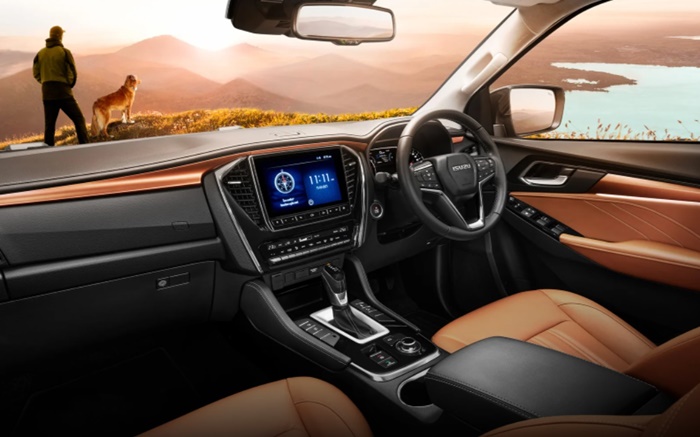 ภายในห้องโดยสารของ isuzu มิวxมือสอง ภายในห้องโดยสารของ isuzu มิวxมือสอง