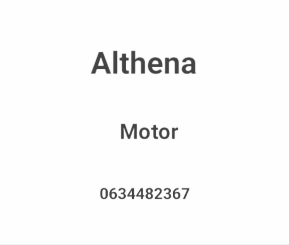 Althena motor. (อัลทิน่า มอเตอร์)