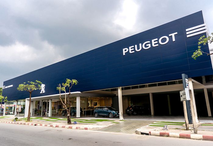 โชว์รูม Peugeot ที่ไทย