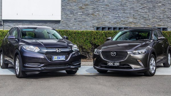 ราคาของ Honda HR-V และ Mazda CX-3 ใกล้เคียงกัน จึงเป็นสองรุ่นที่ถูกนำมาเปรียบเทียบ