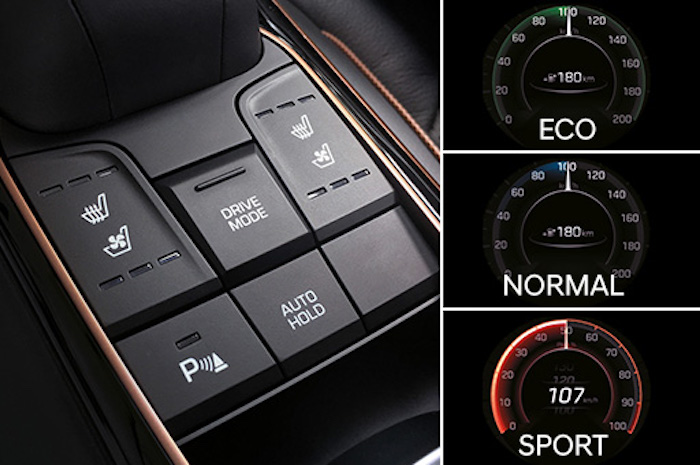 Hyundai Ioniq สามารถปรับเปลี่ยนโหมดในการขับขี่ได้ถึง 3 รูปแปป
