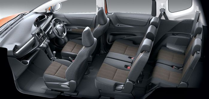ภายใน Toyota Sienta 2017