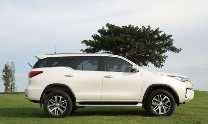 ภายนอก Toyota fortuner 2.4 V ปี 2019 