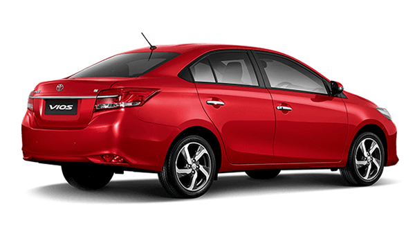 ด้านหลัง Toyota Vios ด้านหลัง Toyota Vios