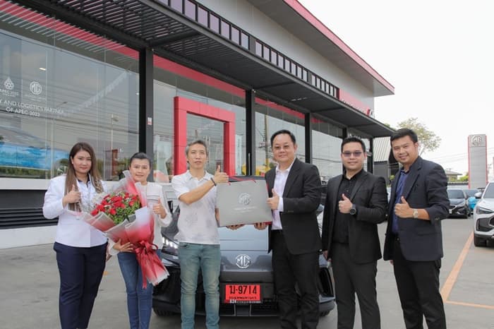 MG ส่งมอบรถยนต์ไฟฟ้าให้ลูกค้าคนไทยครบ 10,000 คันแล้ว