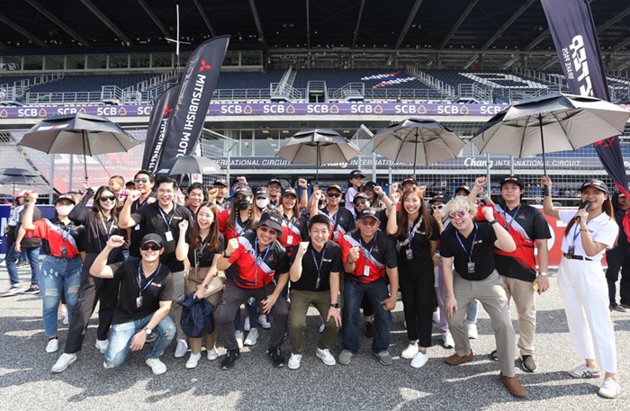 มิตซูบิชิ จัดทริปสุดเอ็กซ์คลูซีฟ พาลูกค้าไปเชียร์ Thailand Super Series 2023 ติดขอบสนาม