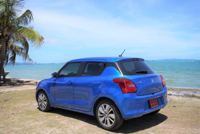 ด้านหลัง Suzuki Swift 2022