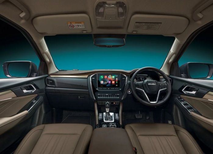 ​ภายในห้องโดยสารของ Isuzu MU-X 2023