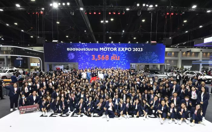 MG ติดท็อป 5 ยอด MOTOR EXPO 2023