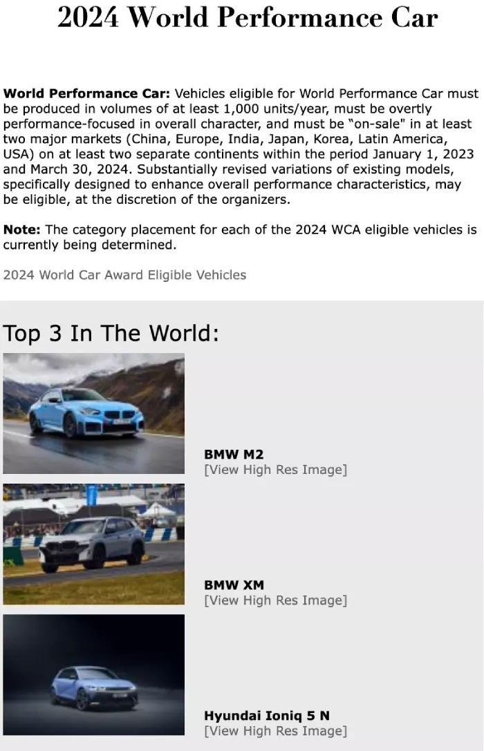 Hyundai IONIQ 5 N world car of the year