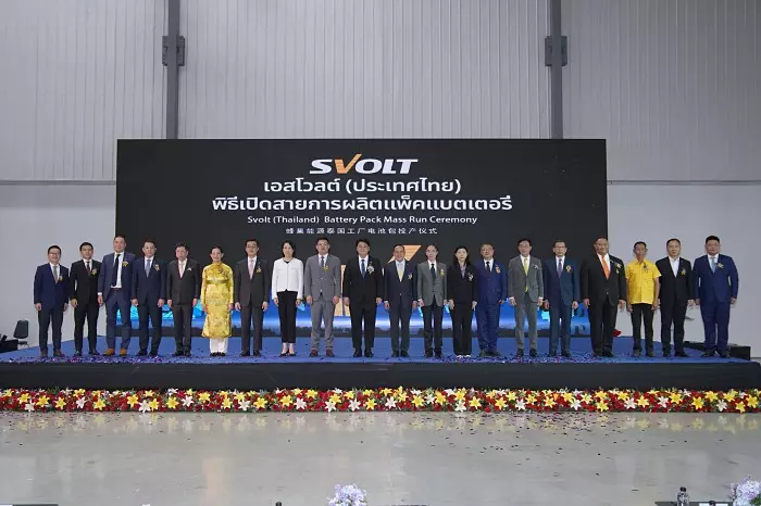 SVOLT ฉลองเดินสายการผลิตแพ็คแบตเตอรี่ 20,000 ชุดต่อปี ในประเทศไทย