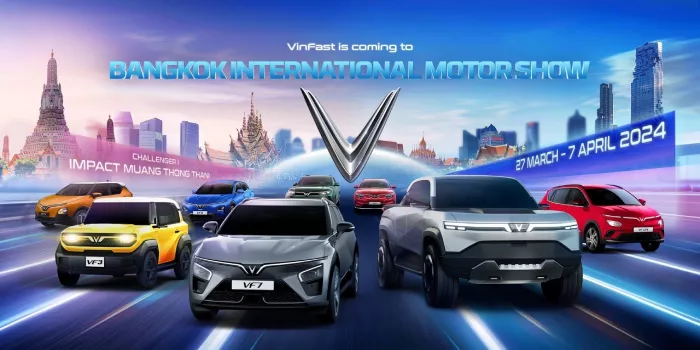 วินฟาสต์ (VinFast) เปิดตัวในไทย Motor Show 2024