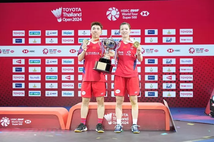 แชมป์หญิงเดี่ยวและหญิงคู่รายการ TOYOTA Thailand Open 2024