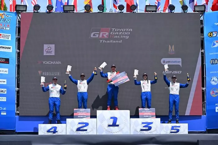 Toyota Gazoo Racing Thailand 2024 เปิดแข่งสนามแรกบางแสน พร้อมผลการแข่งขัน