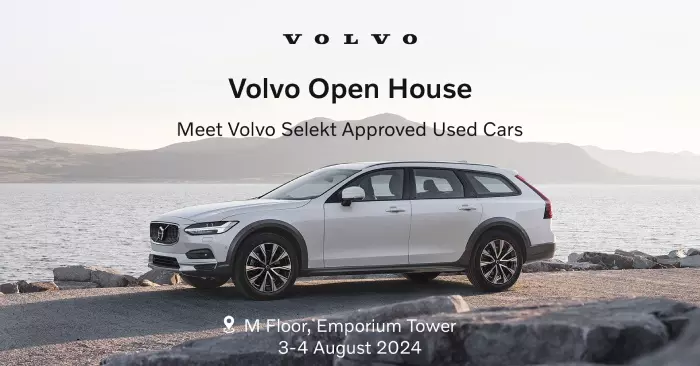 วอลโว่ เปิดออฟฟิศในเอ็มโพเรียม จัดงานขายรถมือสอง Volvo Selekt Approved Used Cars กว่า 50 คัน 3-4 สิงหาคม 2024