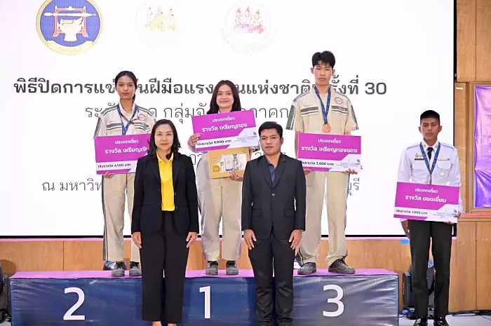 นักศึกษาวิทยาลัยเทคโนโลยียานยนต์โตโยต้า คว้ารางวัลจาก WorldSkills Thailand 2024 - Regional Competition