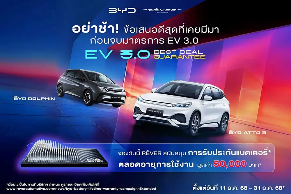 อัดโปรโมชั่นส่งท้ายปี 2025 BYD และ Denza ทุกรุ่น พร้อมโปร