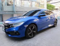 2020 HONDA CIVIC 1.5 TURBO RS NAVI AUTO สีน้ำเงิน รุ่นTOP มือเดียว ฟรีดาวน์ ออกรถ 0 บาท