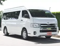 Toyota Hiace 3.0 COMMUTER D4D 2018 รถตู้ใช้งานในครอบครัวเบาะวีไอพี 9 แถว ฟรีดาวน์ได้